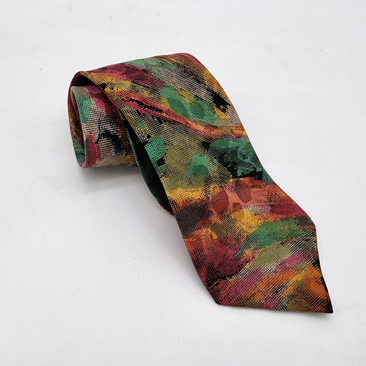 Uomo Pure SIlk Tie Made in Italy