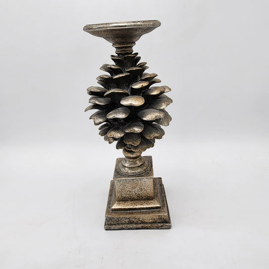 Large Pinecone Candle Holder