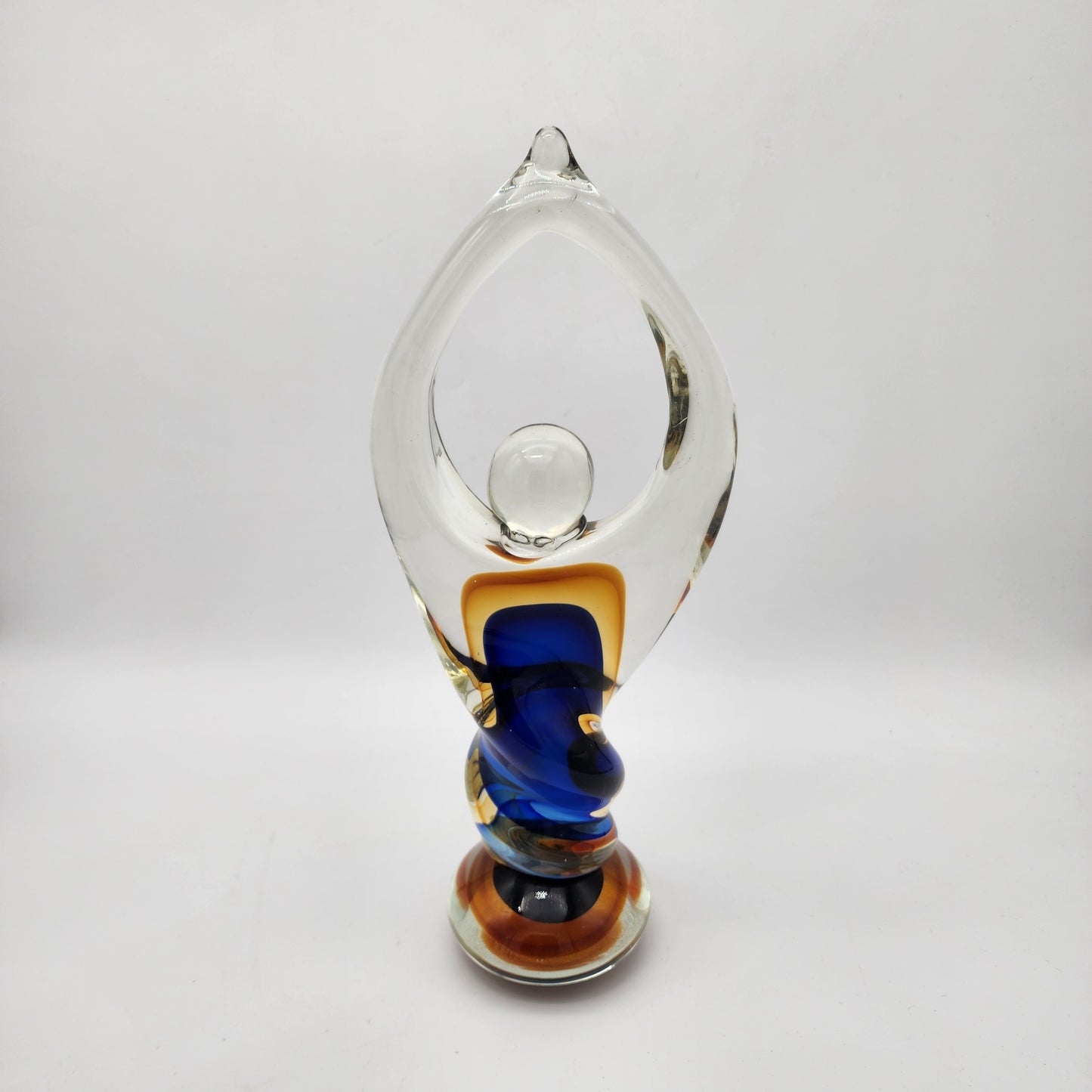 Sommerso Art Glass Sculpture