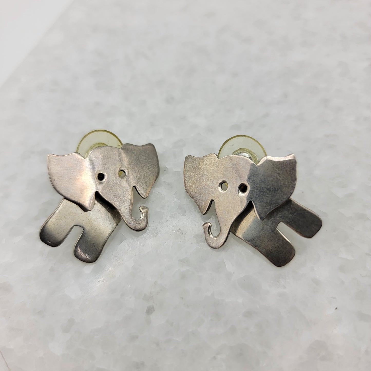 Anne Harvey Mexico 925 Sterling Elephant Earrings