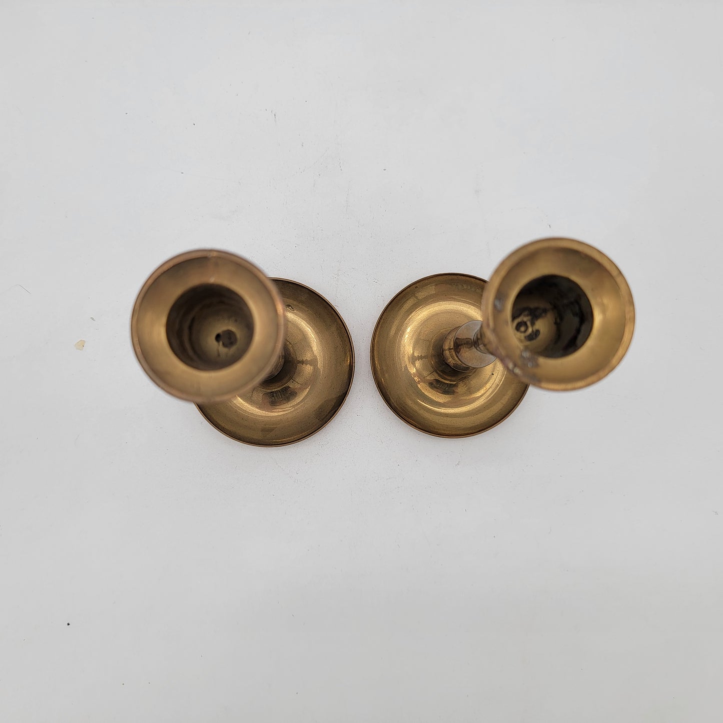 Pair of Brass Candle Holders 6.5"