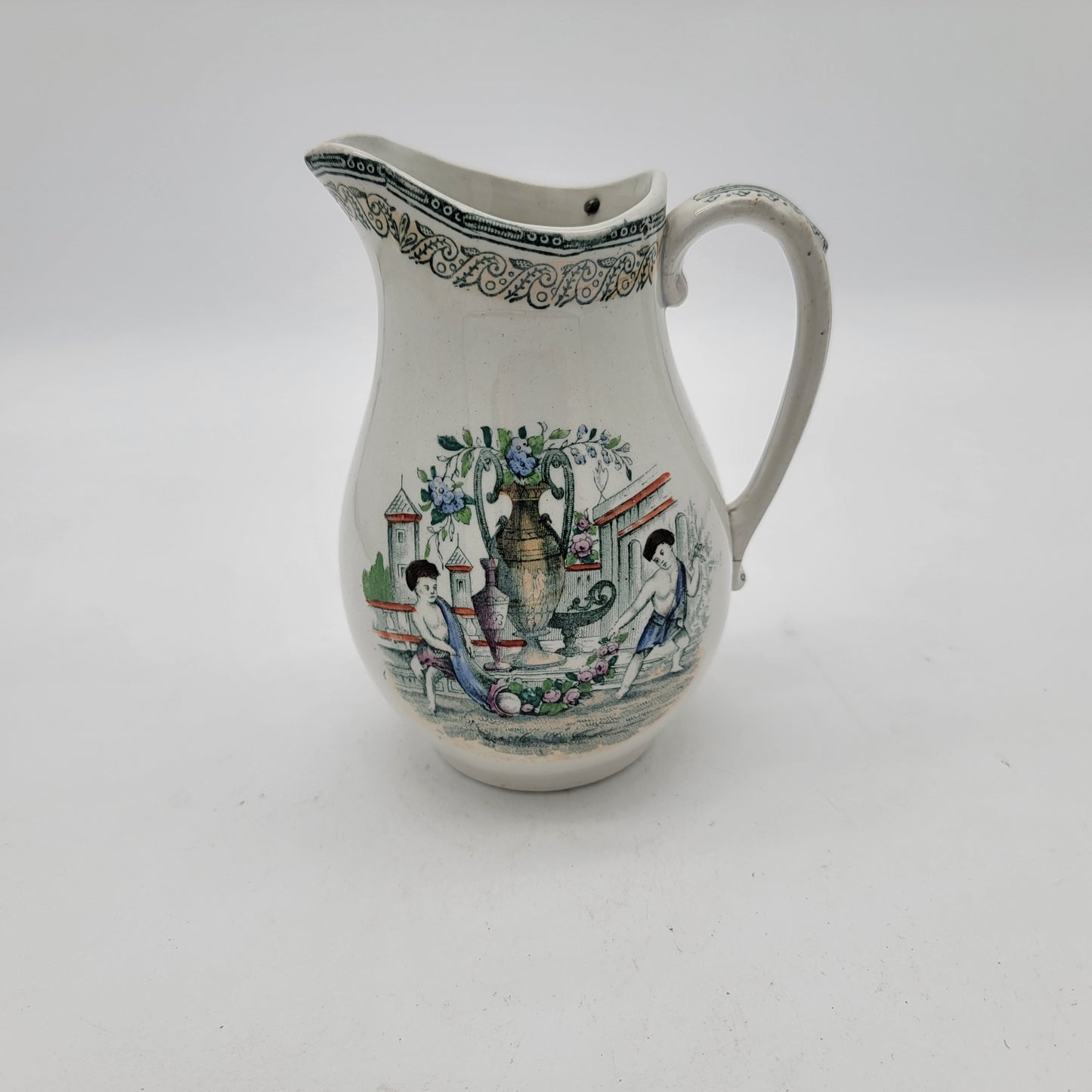 English Victorian Transferware Creamer