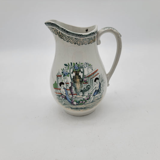 English Victorian Transferware Creamer