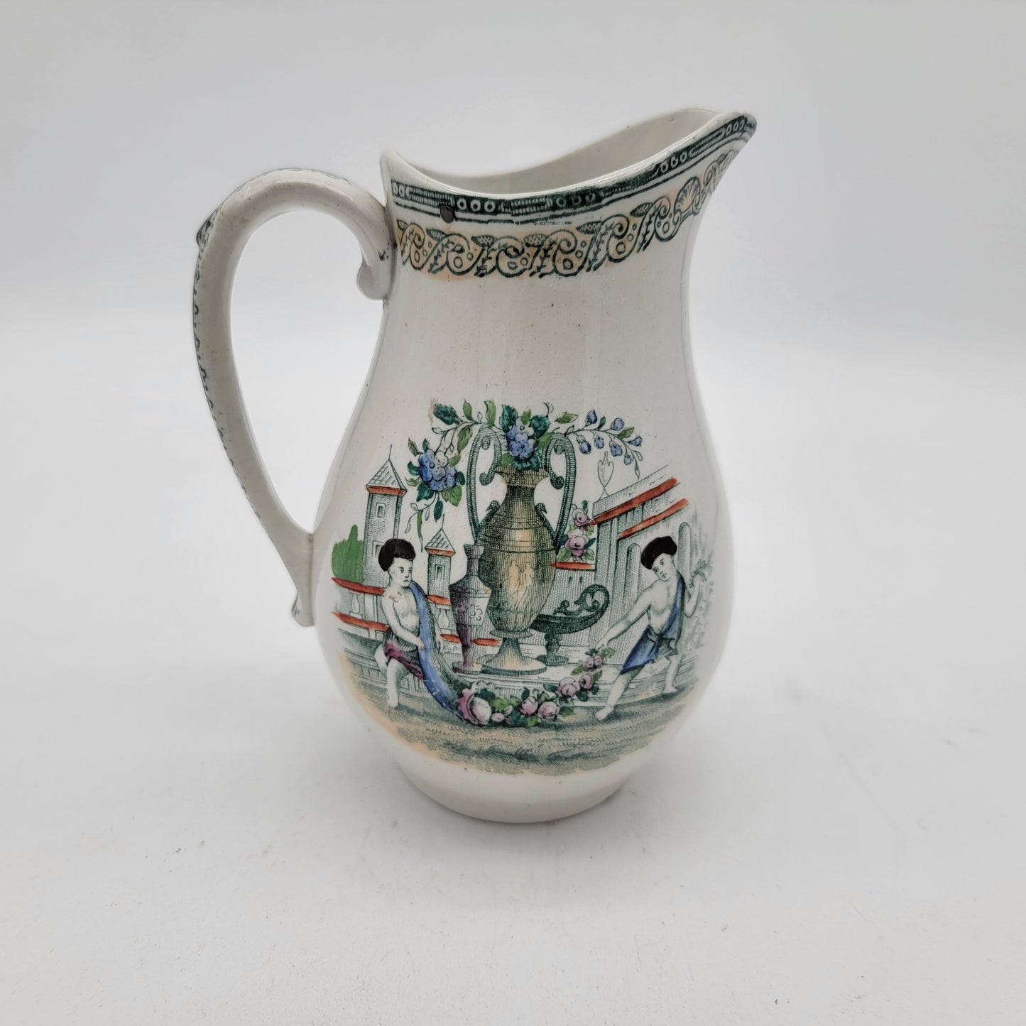 English Victorian Transferware Creamer