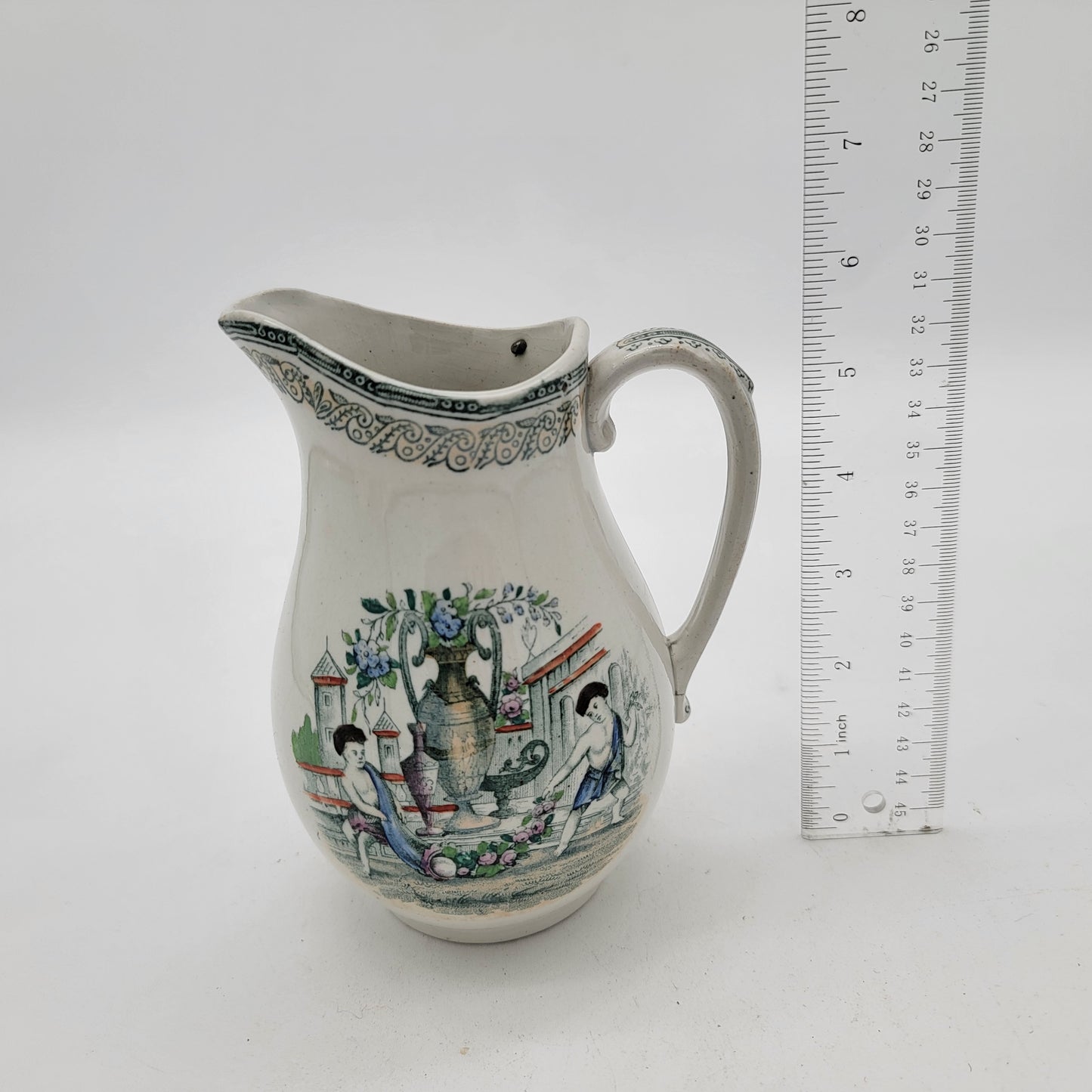 English Victorian Transferware Creamer