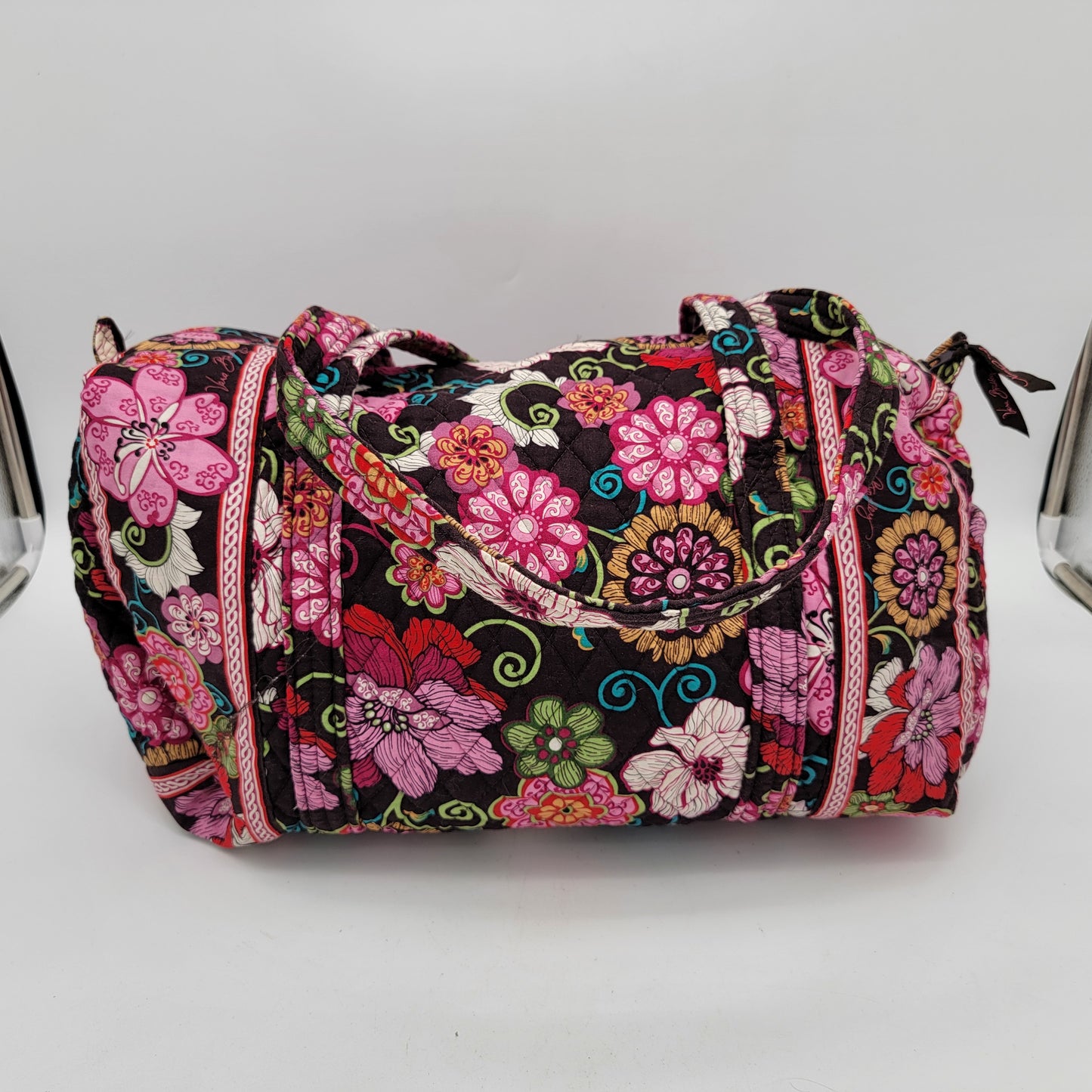 Vera Bradley Large Floral Duffle Bag Tote