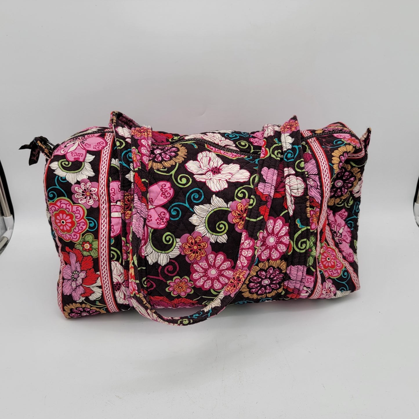 Vera Bradley Large Floral Duffle Bag Tote