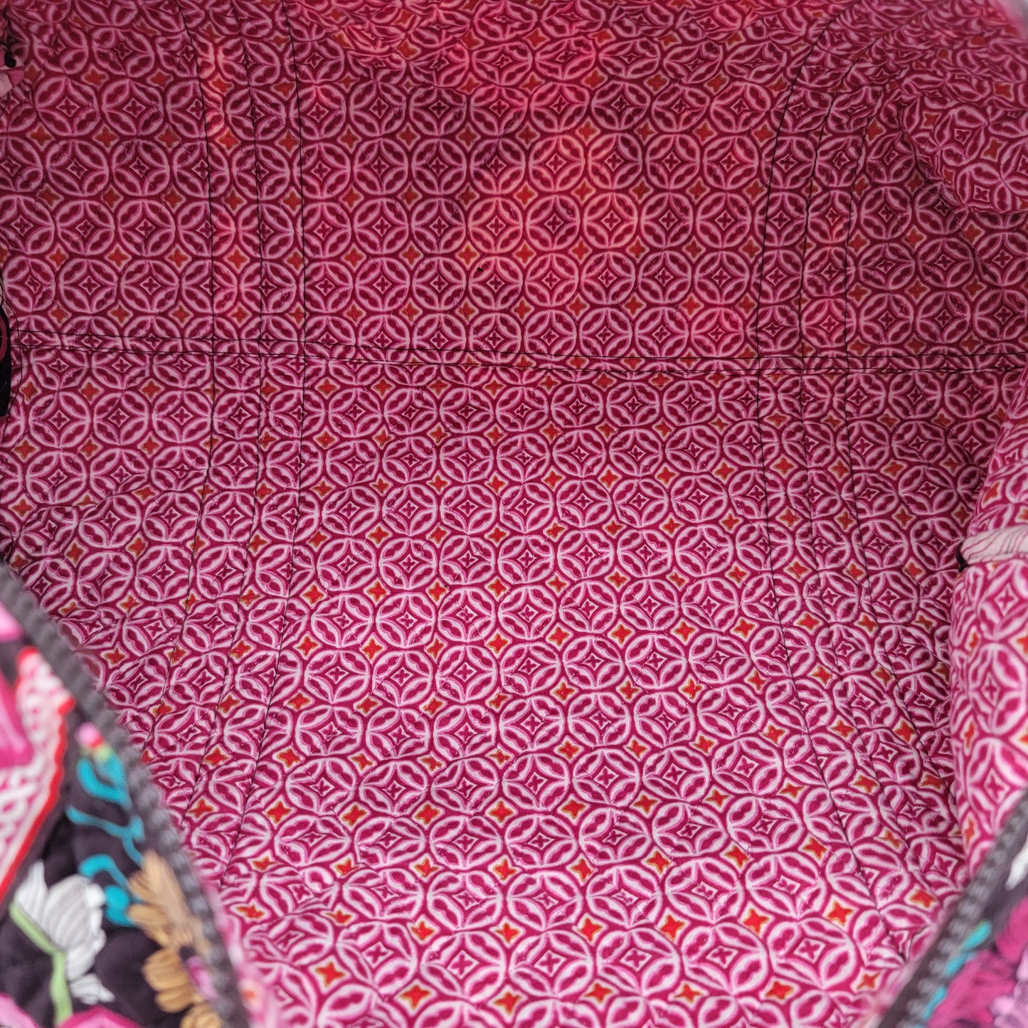 Vera Bradley Large Floral Duffle Bag Tote