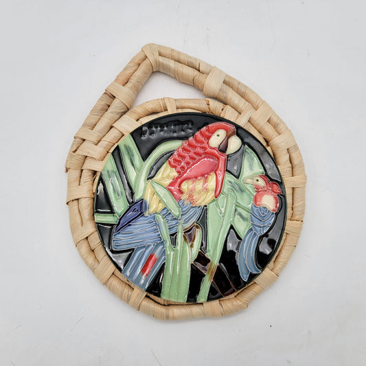 Seagrass Macaw Parrot Bird Tile