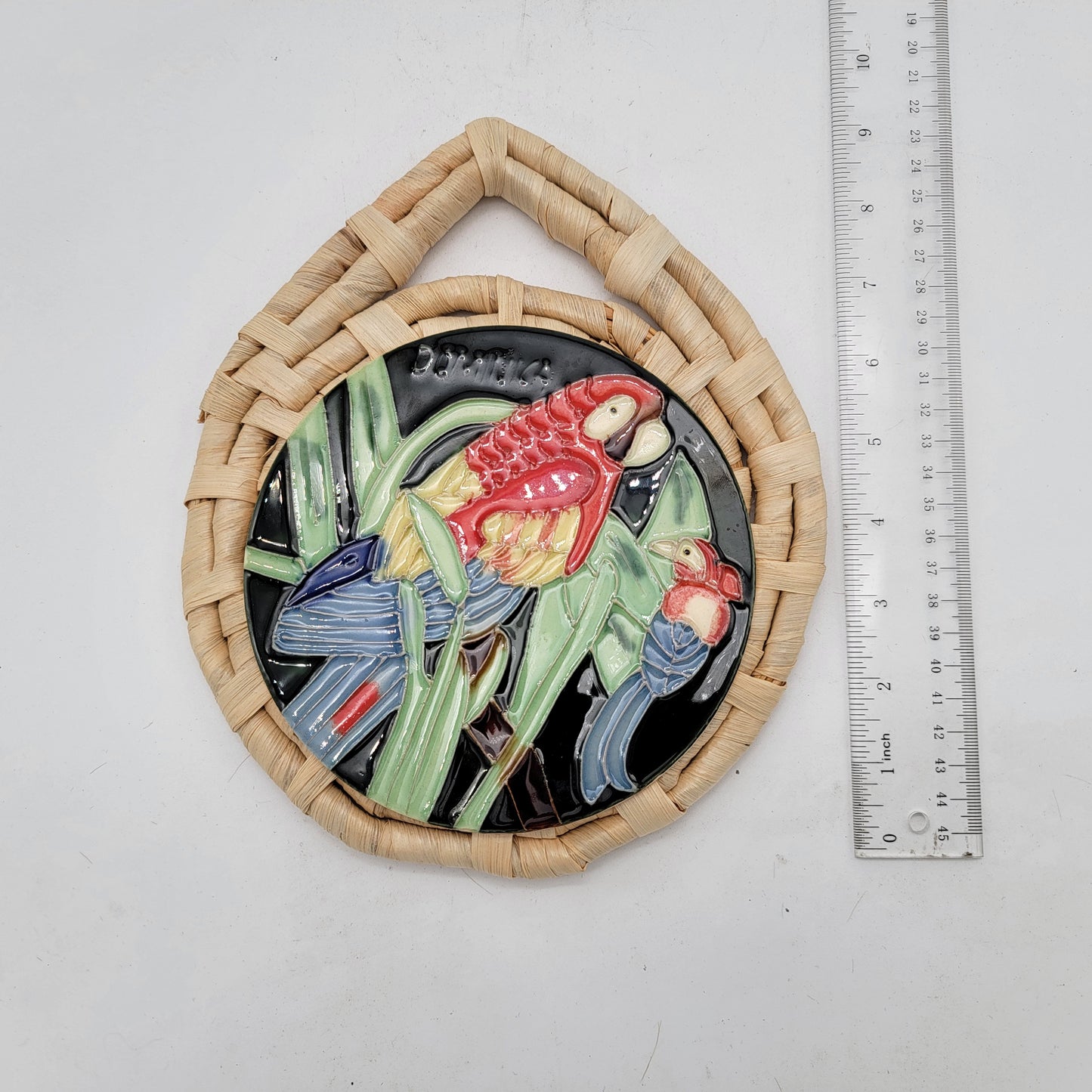 Seagrass Macaw Parrot Bird Tile