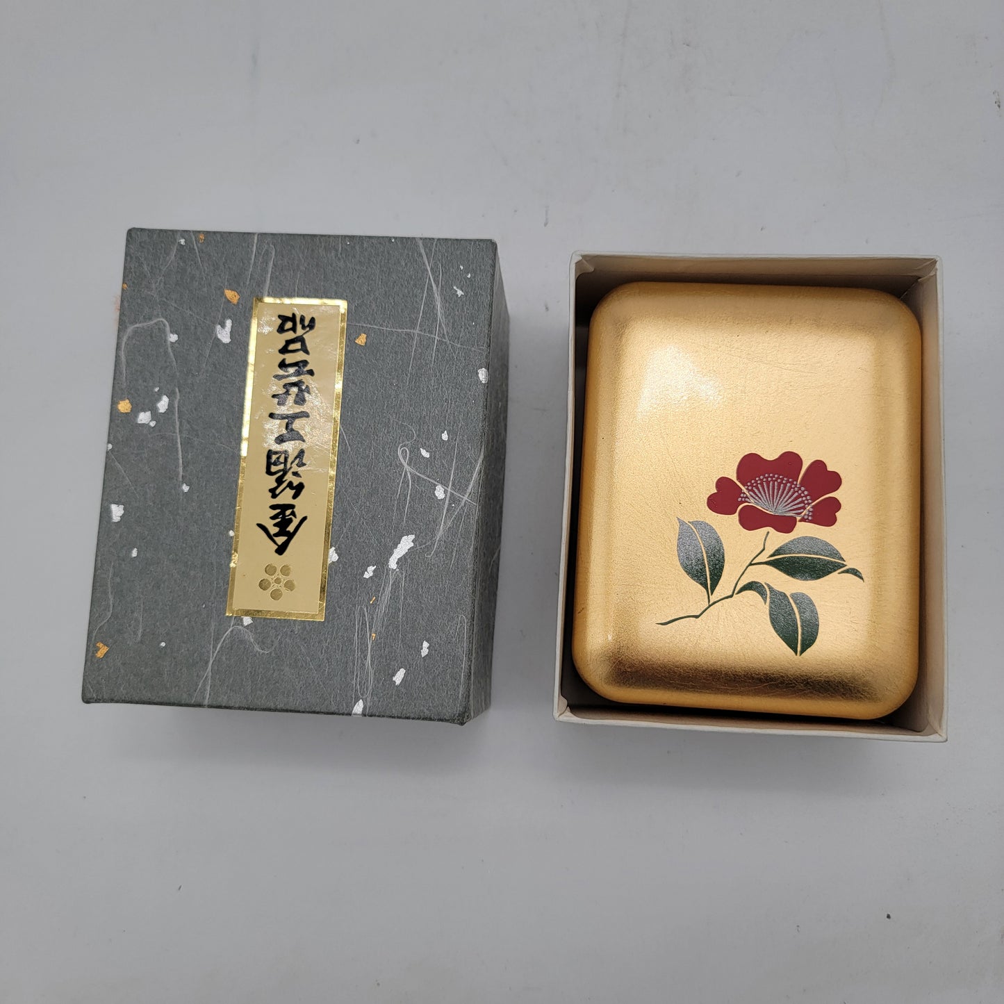 Asian Lacquerware Gold Box