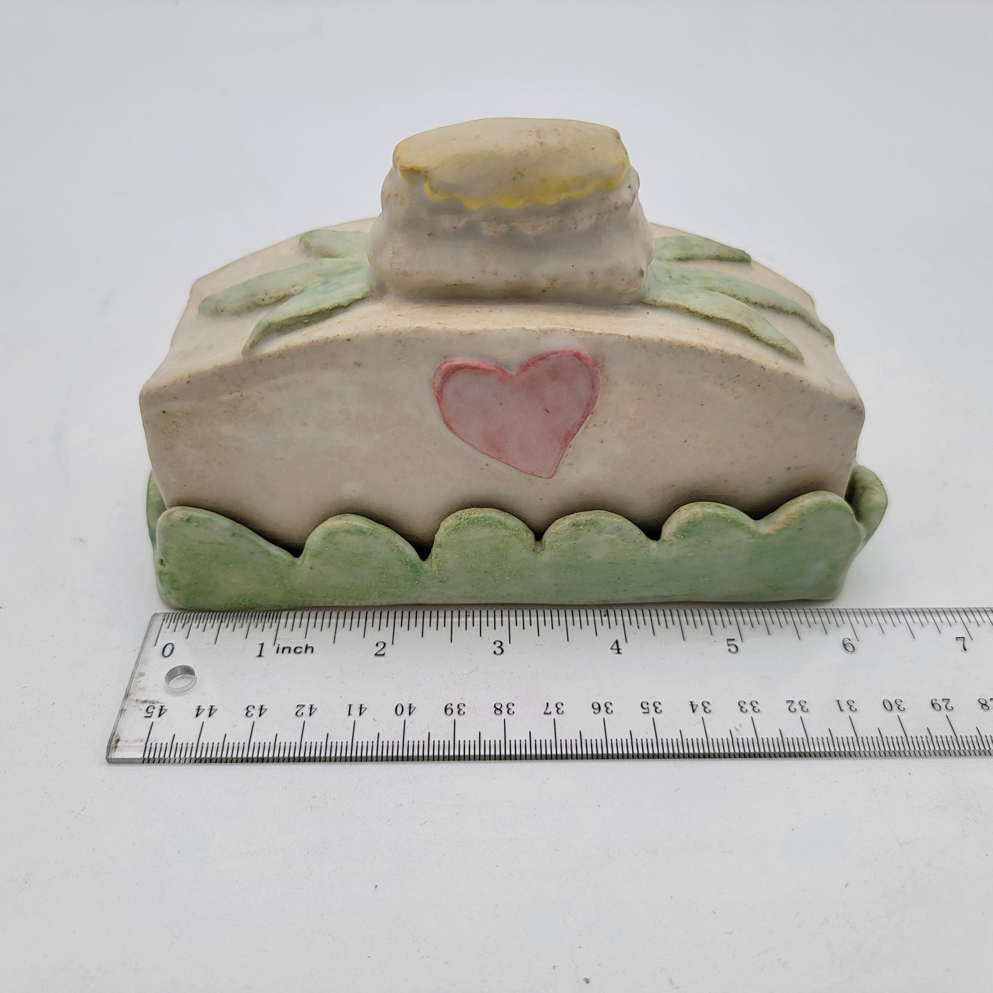 OOAK Pottery Butter Dish with Heart