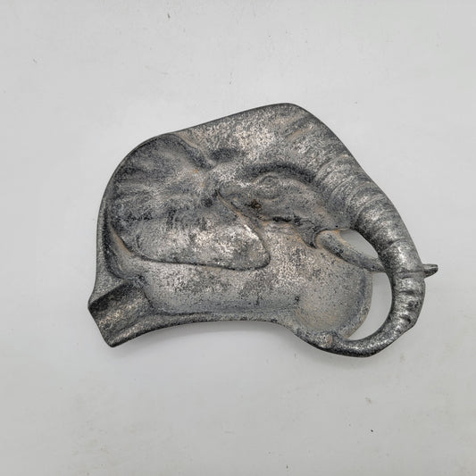 Cast Metal Elephant Cigar Ashtray