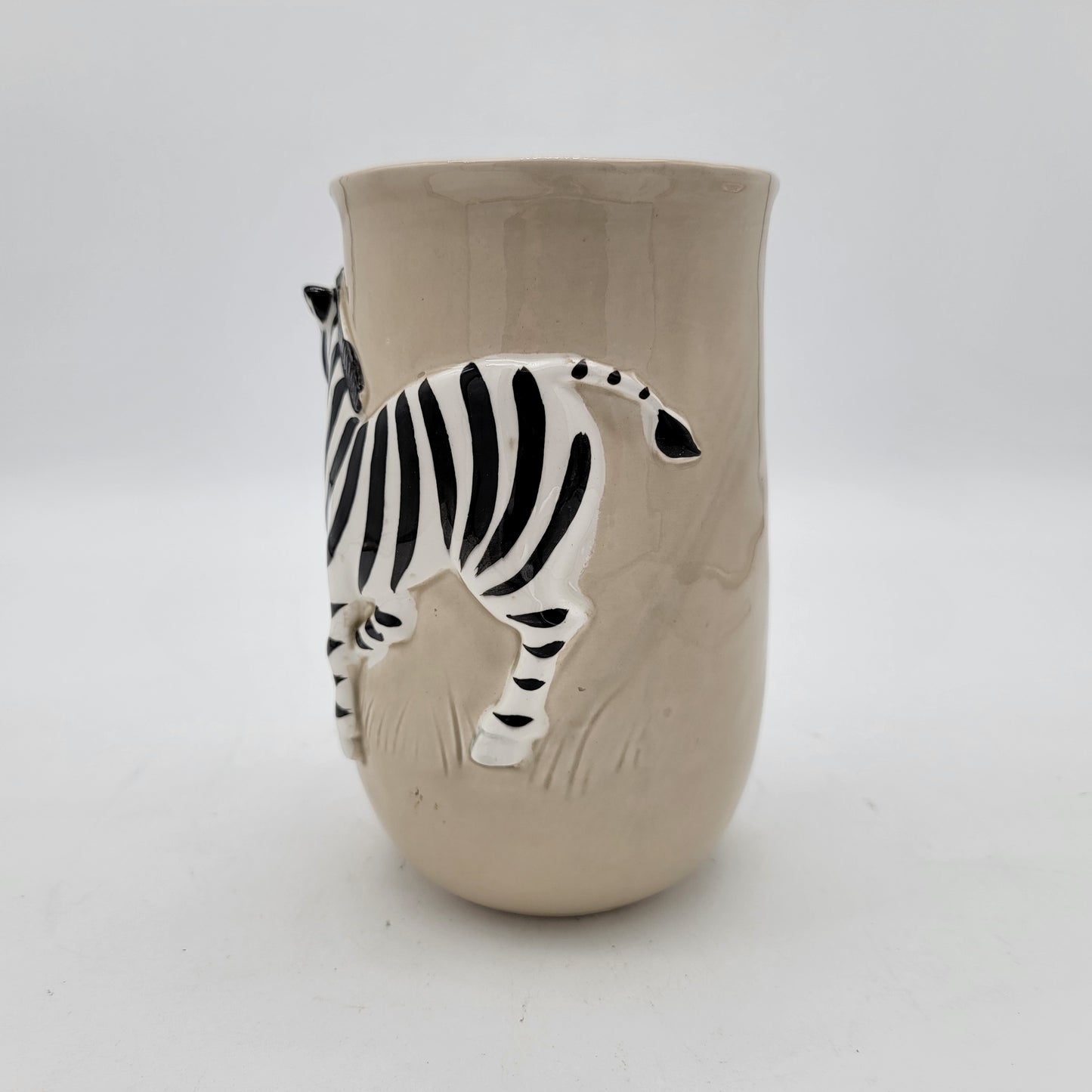 Vintage Quon Quon Zebra Vase