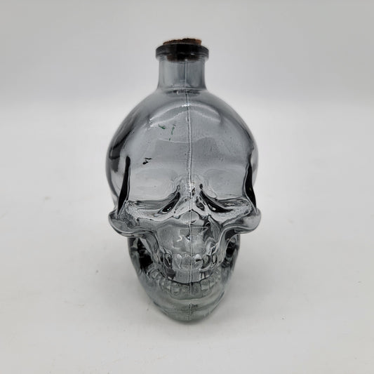 Glass Skull Bottle