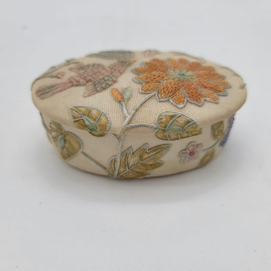 Stitched Look Resin Trinket Box