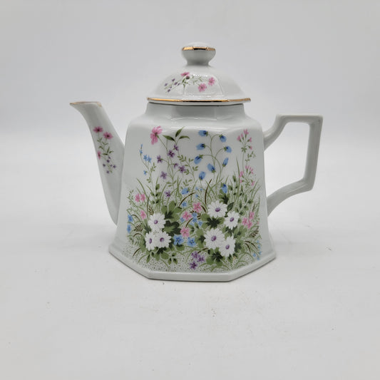 1960's-70's Made in Japan Wildflower Teapot