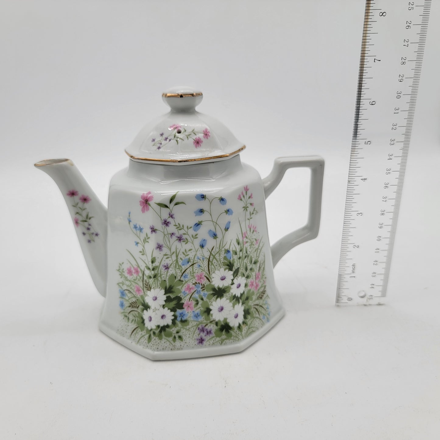 1960's-70's Made in Japan Wildflower Teapot