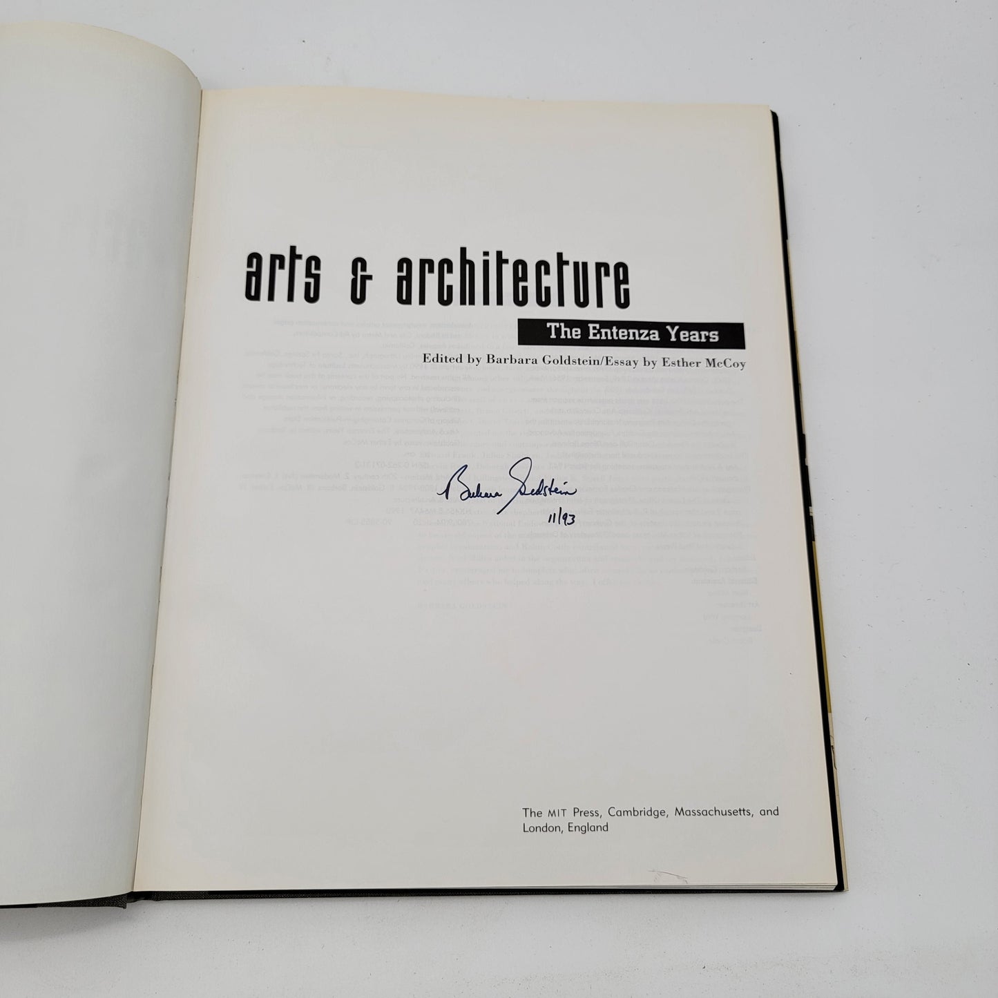 Arts & Architecture The Entenza Years Book SIGNED