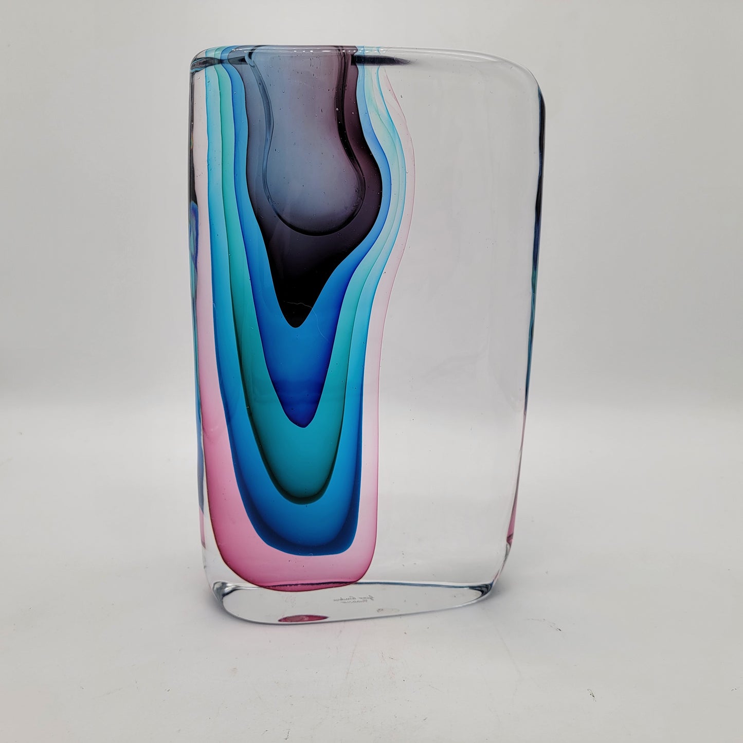 Gino Cenedese Murano Sommerso Vase