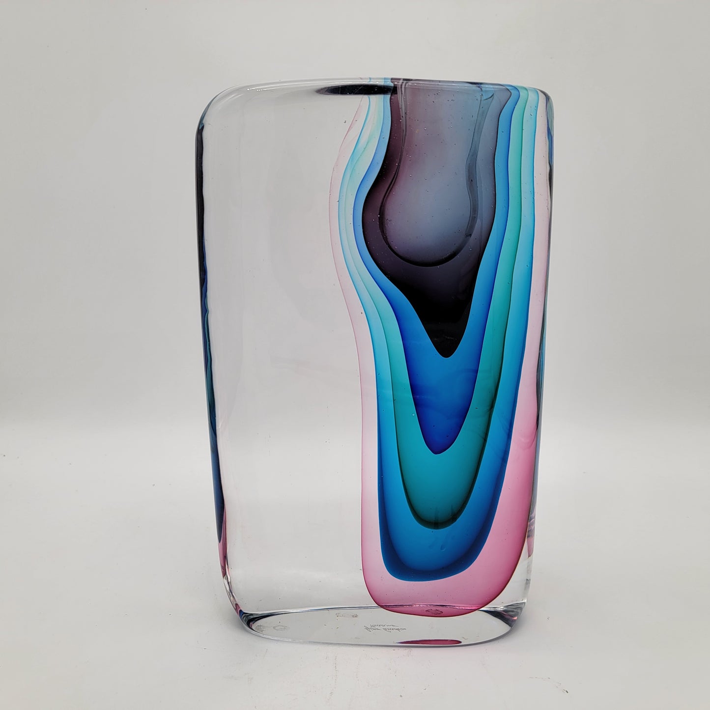 Gino Cenedese Murano Sommerso Vase