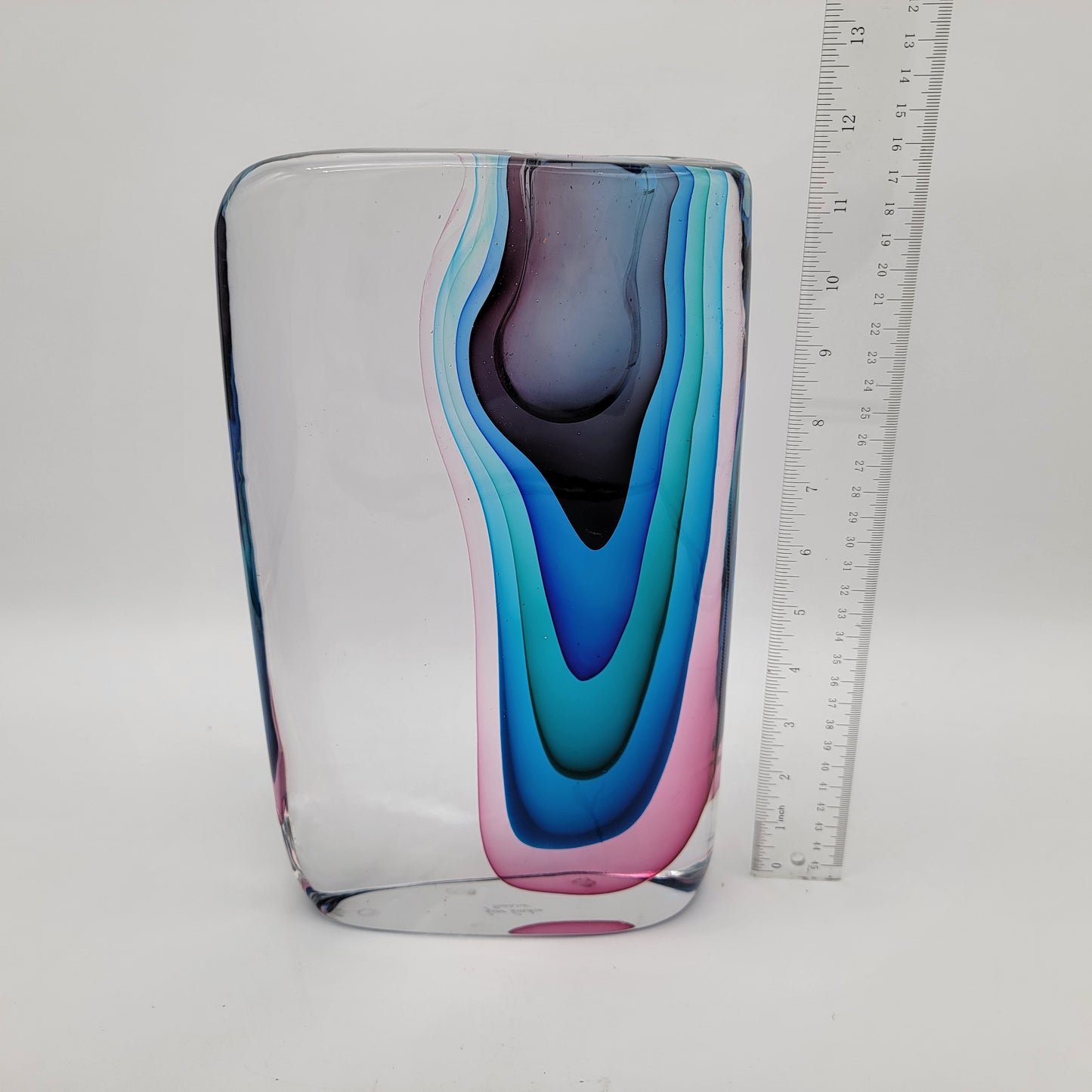 Gino Cenedese Murano Sommerso Vase