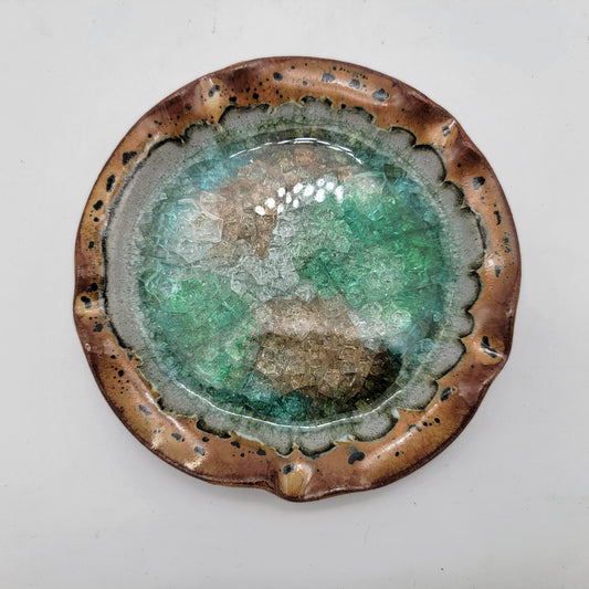 Down to Earth Recycled Glass Dish