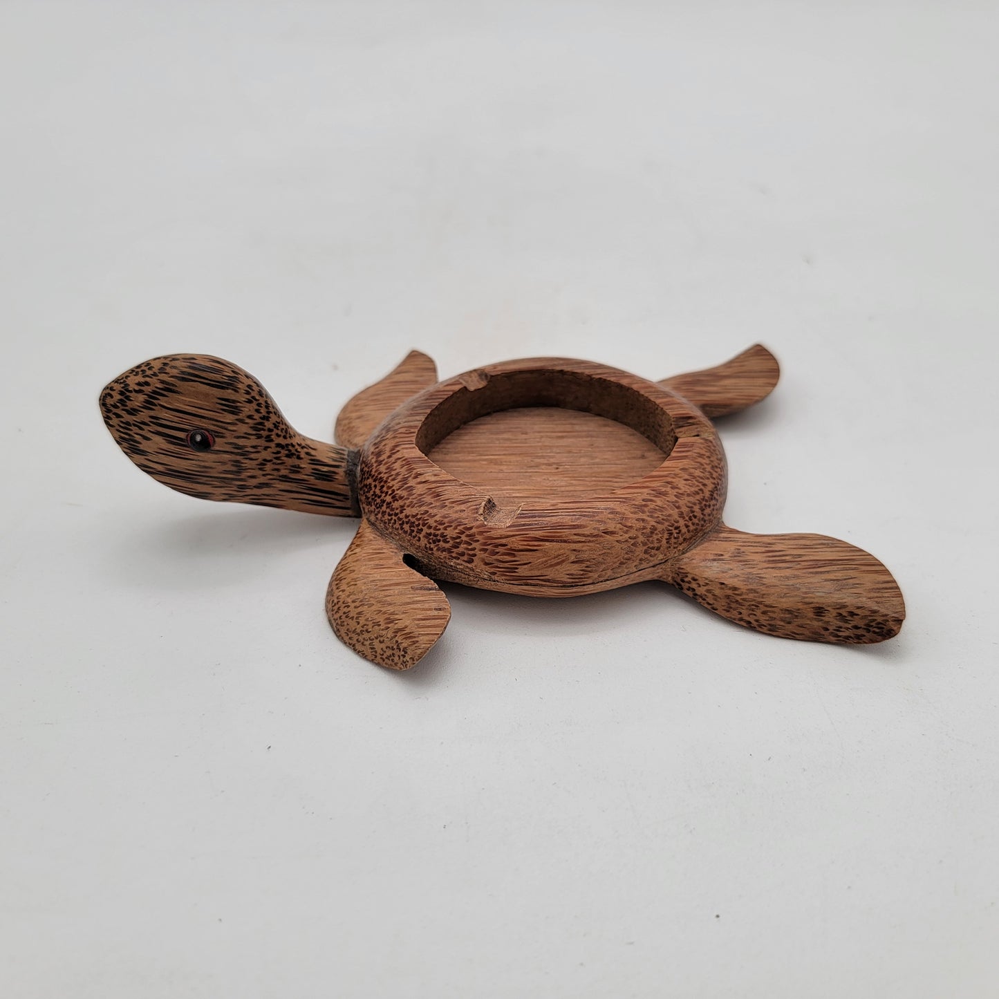 Kamani Wood Hawaii Sea Turtle Ashtray Dish