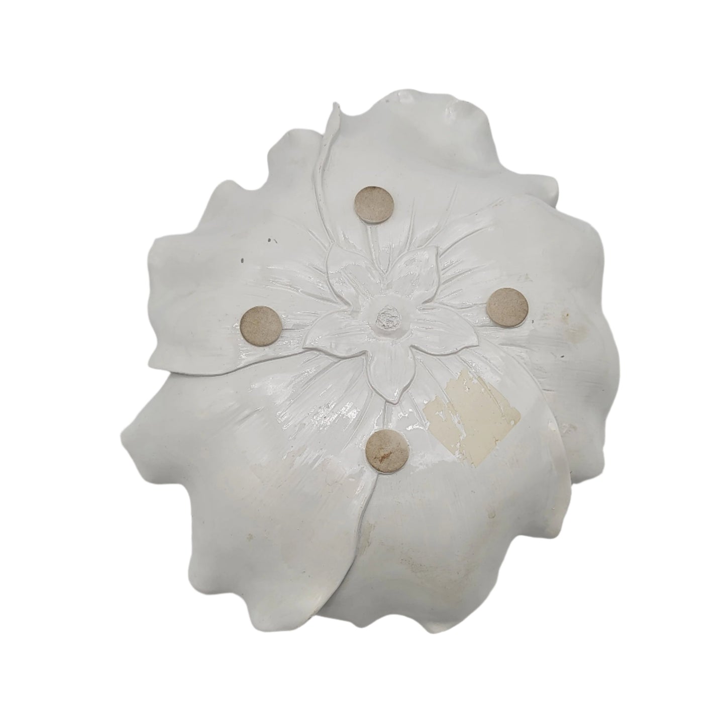 Arhaus White Magnolia Flower Bowl