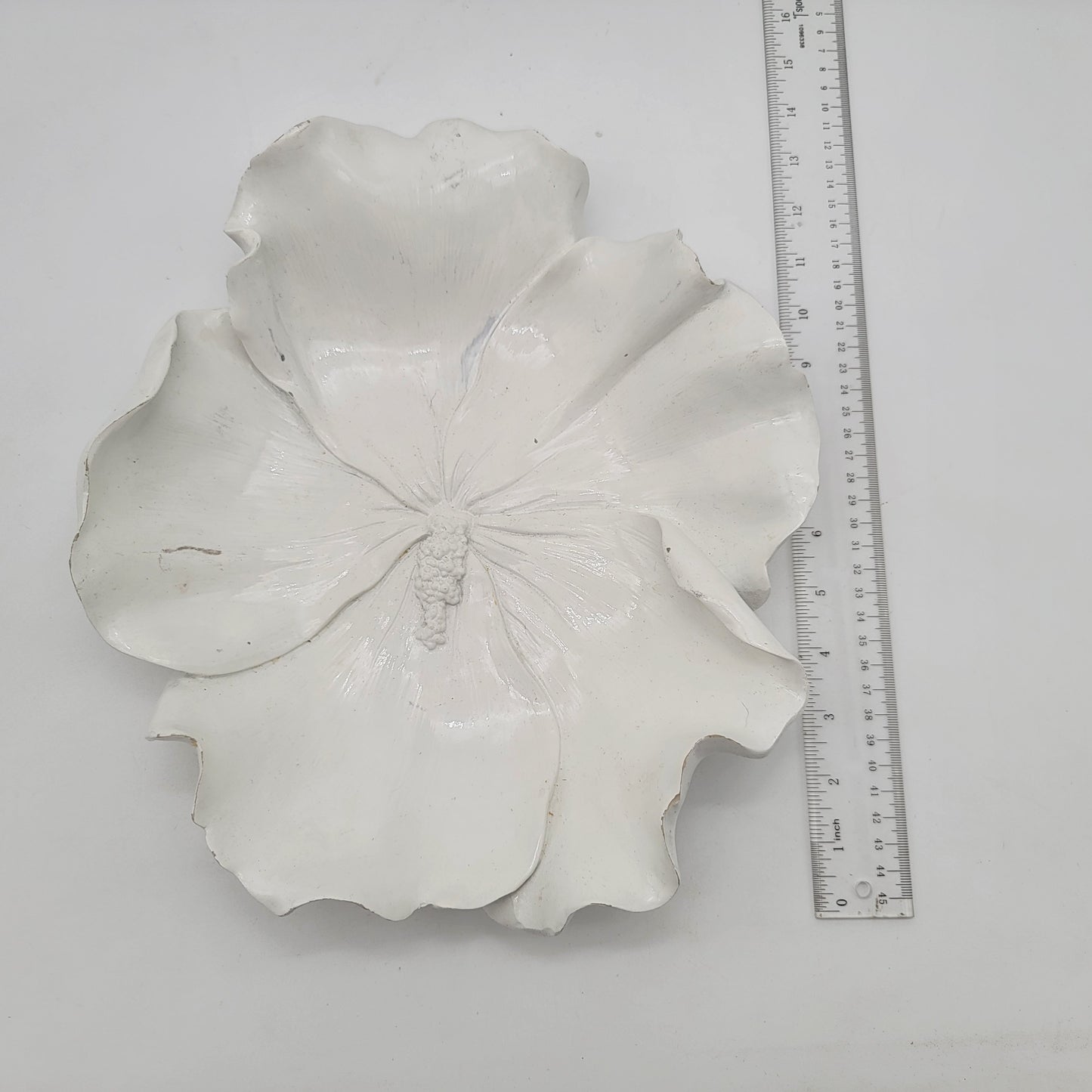 Arhaus White Magnolia Flower Bowl