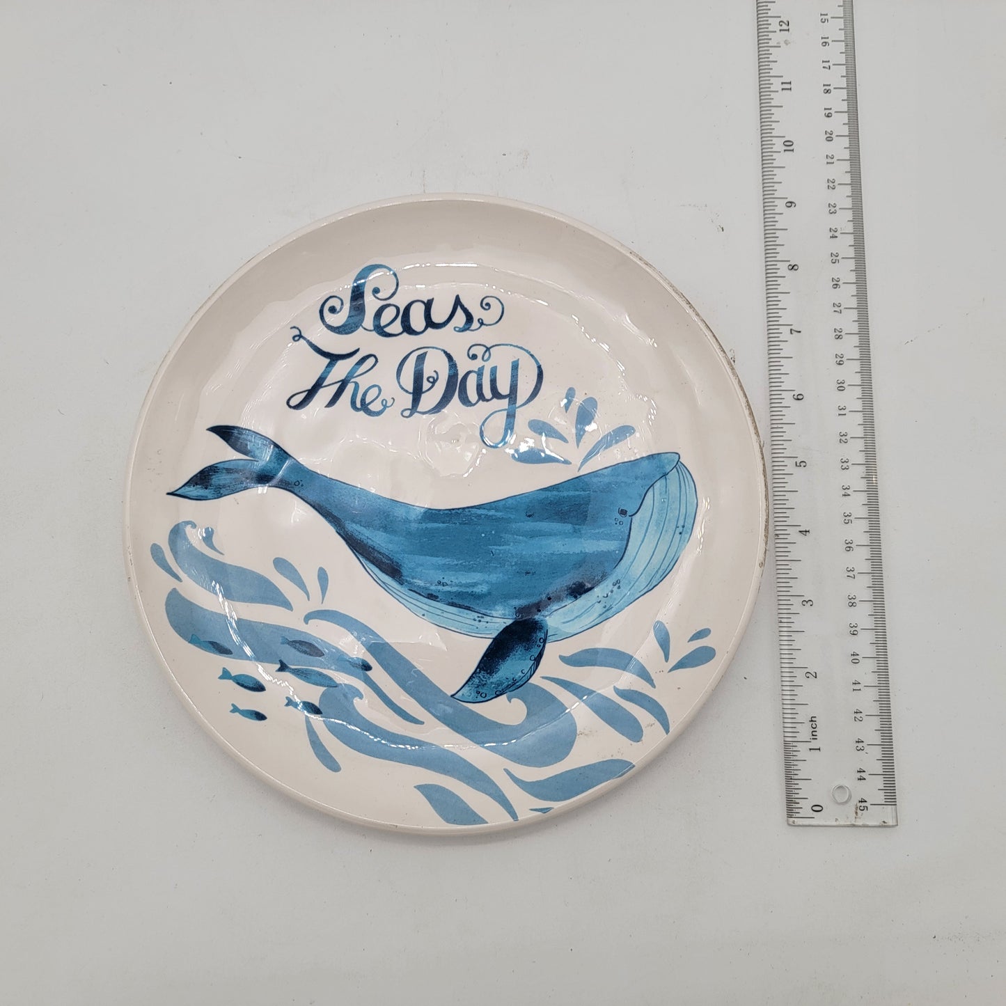 Pier 1 Seas the Day Whale Plate