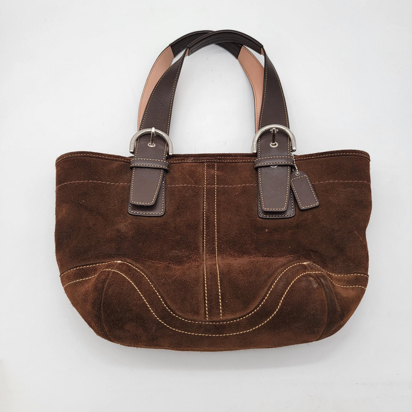 Coach Brown Suede Purse