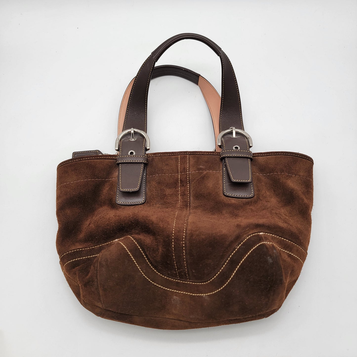 Coach Brown Suede Purse