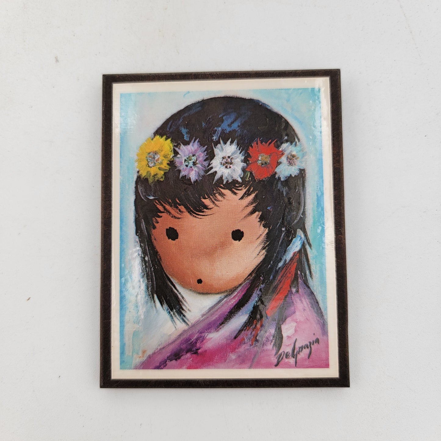 Ted DeGrazia Mini Print Flower Girl SHIPS FREE