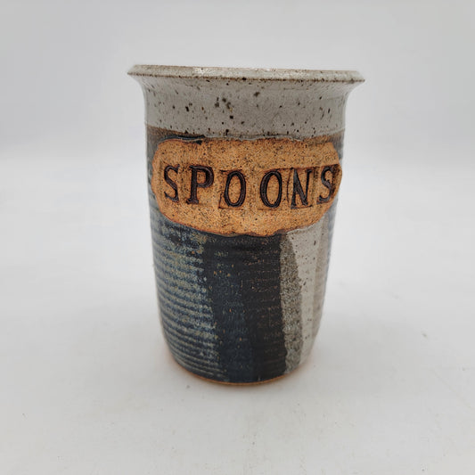 Bear Hills Pottery Spoons Holder