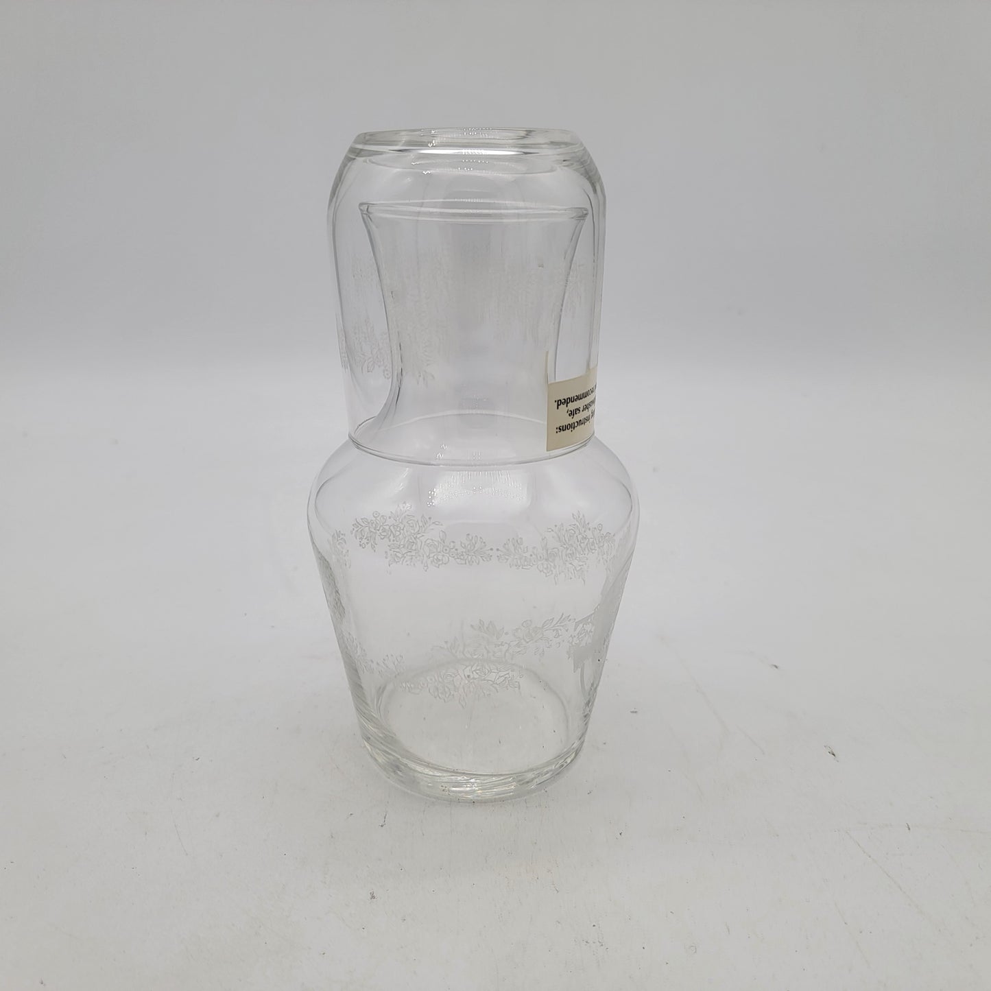 Vintage Avon Mrs Albee Glass Tumble Up