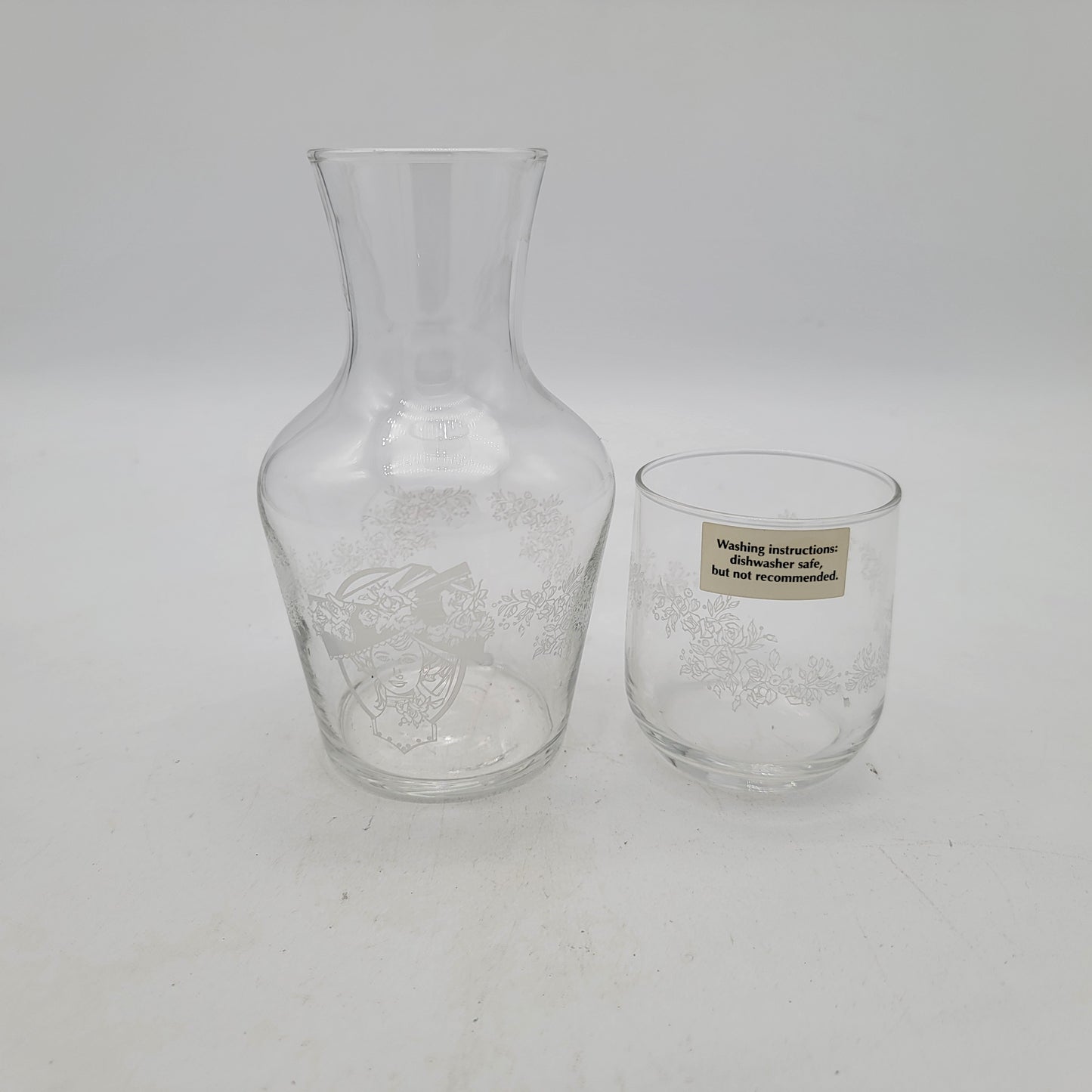 Vintage Avon Mrs Albee Glass Tumble Up