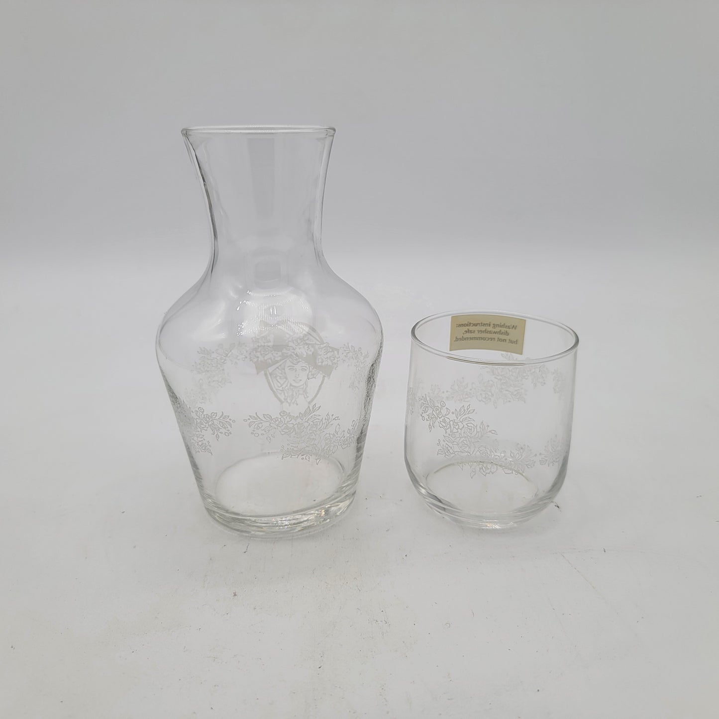 Vintage Avon Mrs Albee Glass Tumble Up