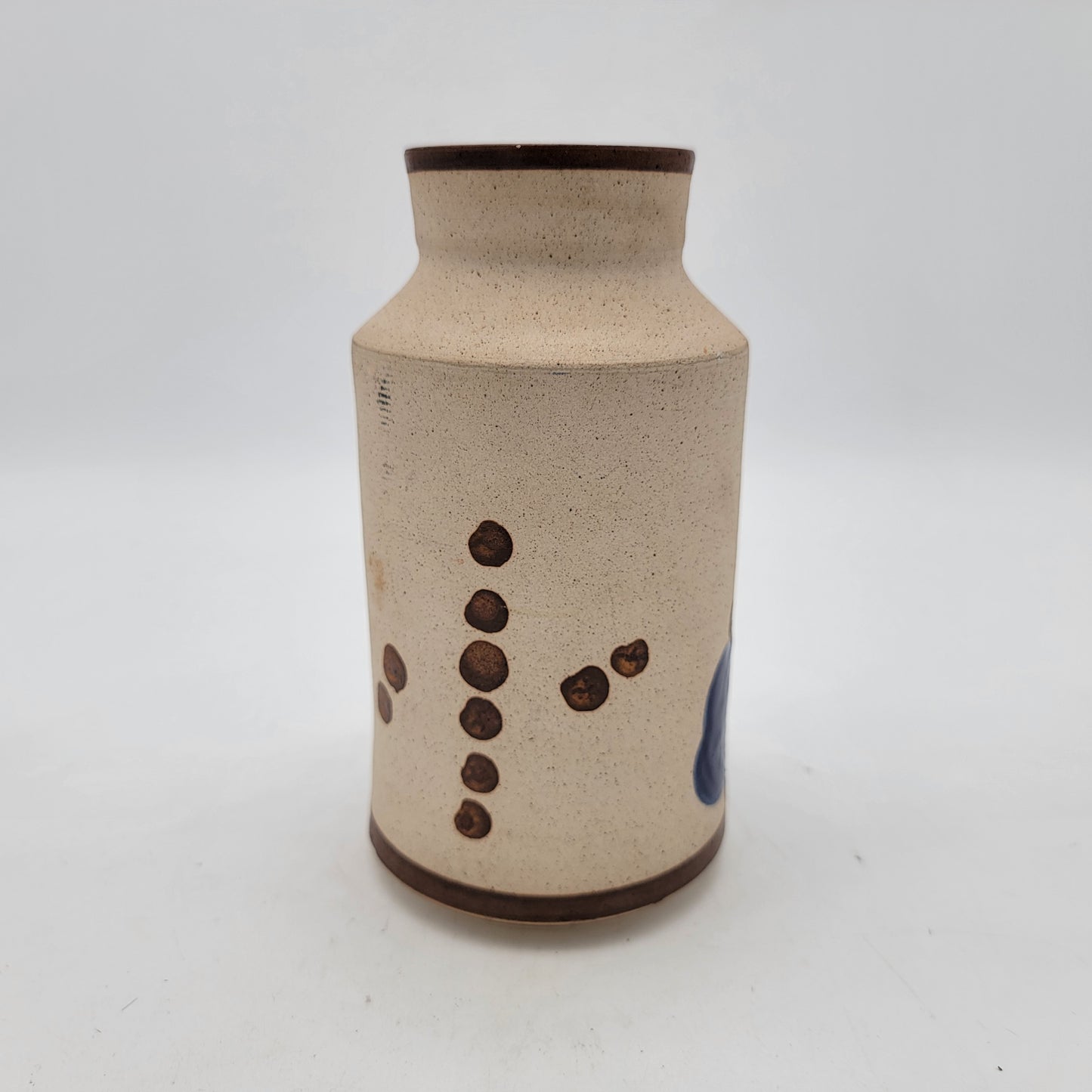 Tonala Pottery Bird Vase as found