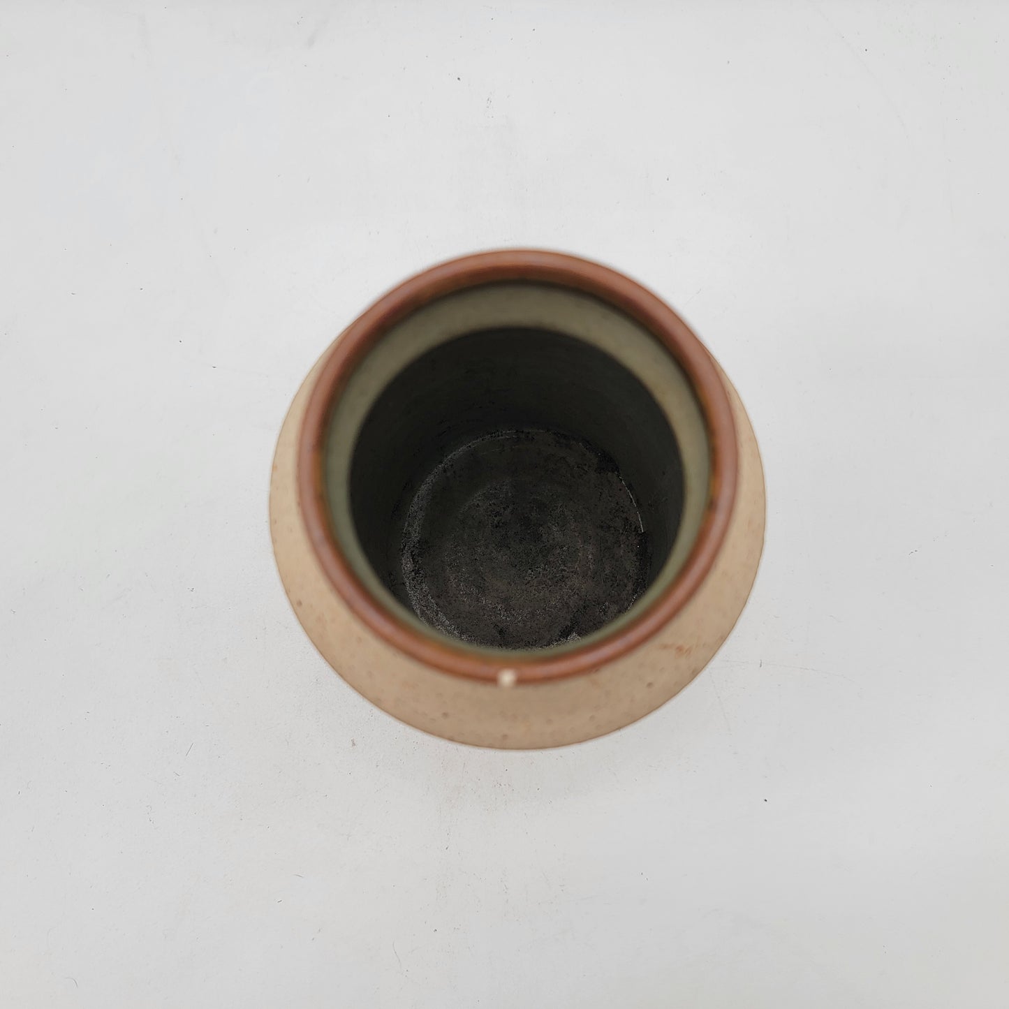 Tonala Pottery Bird Vase as found