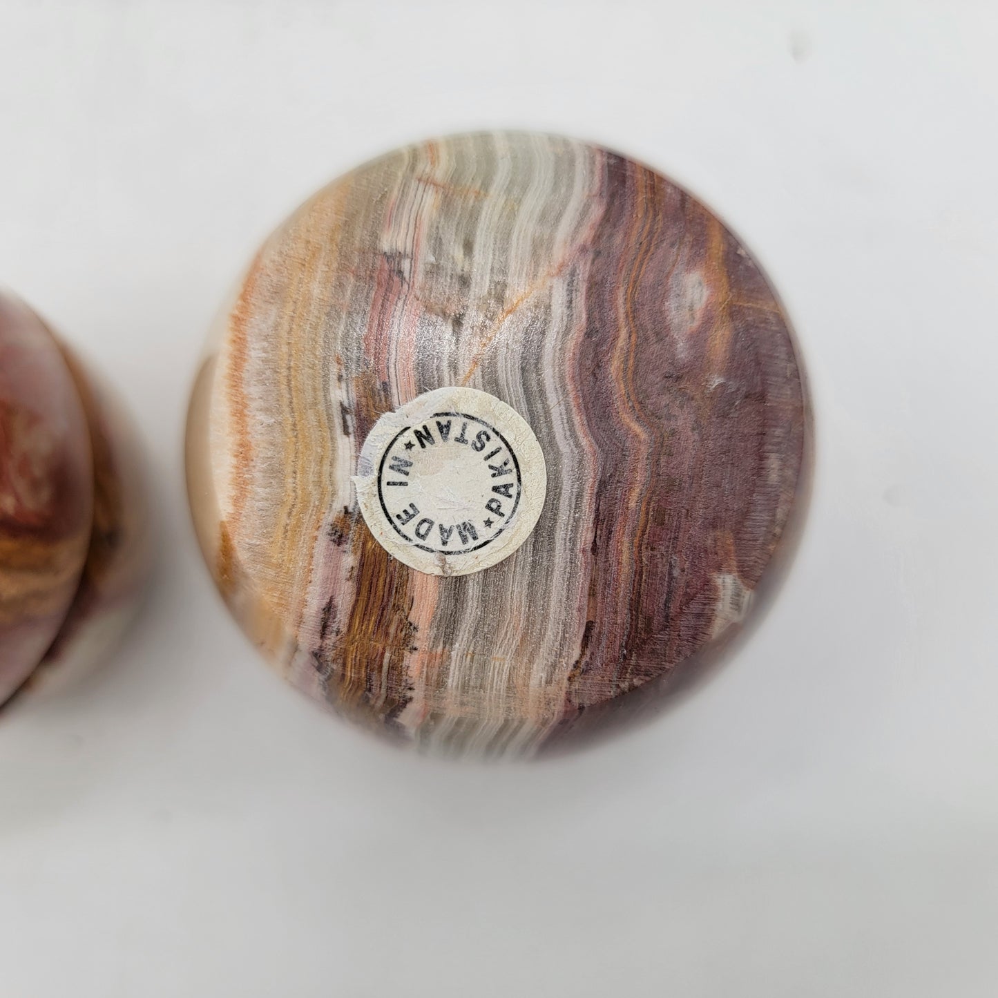 Pair of Carved Onyx Candle Holders