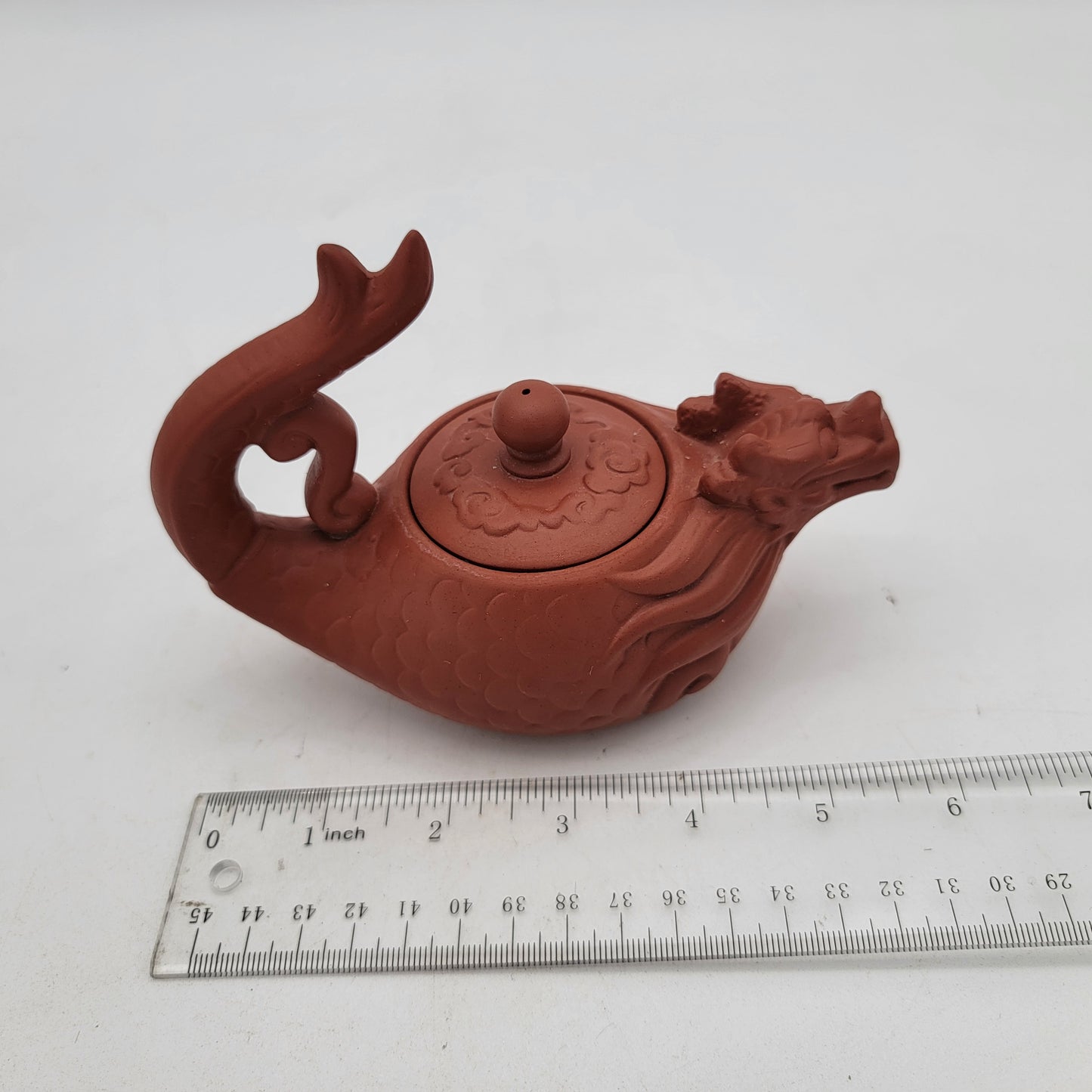 Yixing Pottery Chinese Dragon Teapot