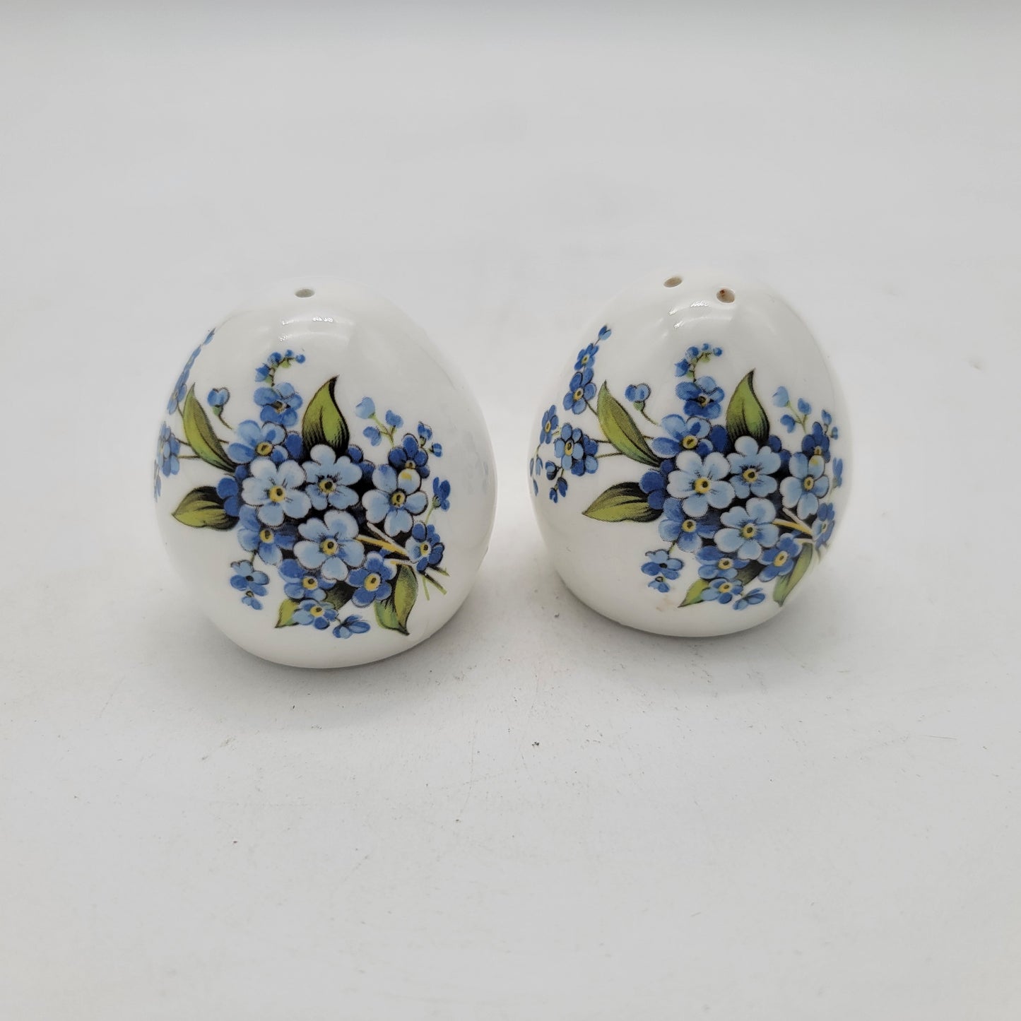 Forget Me Not Salt and Pepper Shakers