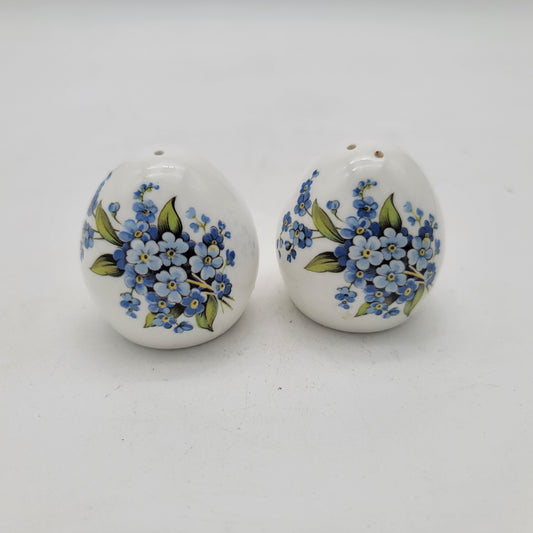 Forget Me Not Salt and Pepper Shakers