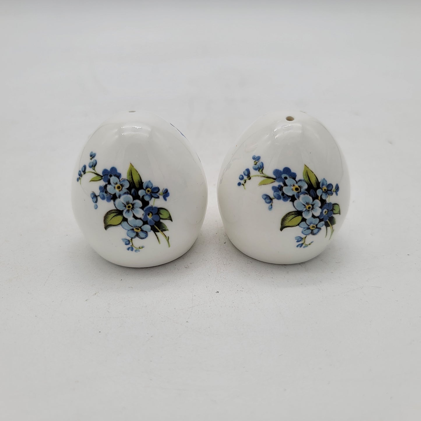 Forget Me Not Salt and Pepper Shakers