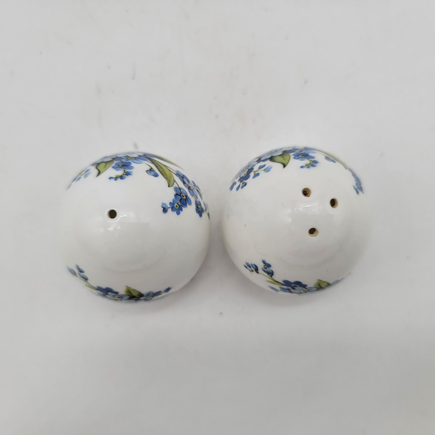 Forget Me Not Salt and Pepper Shakers