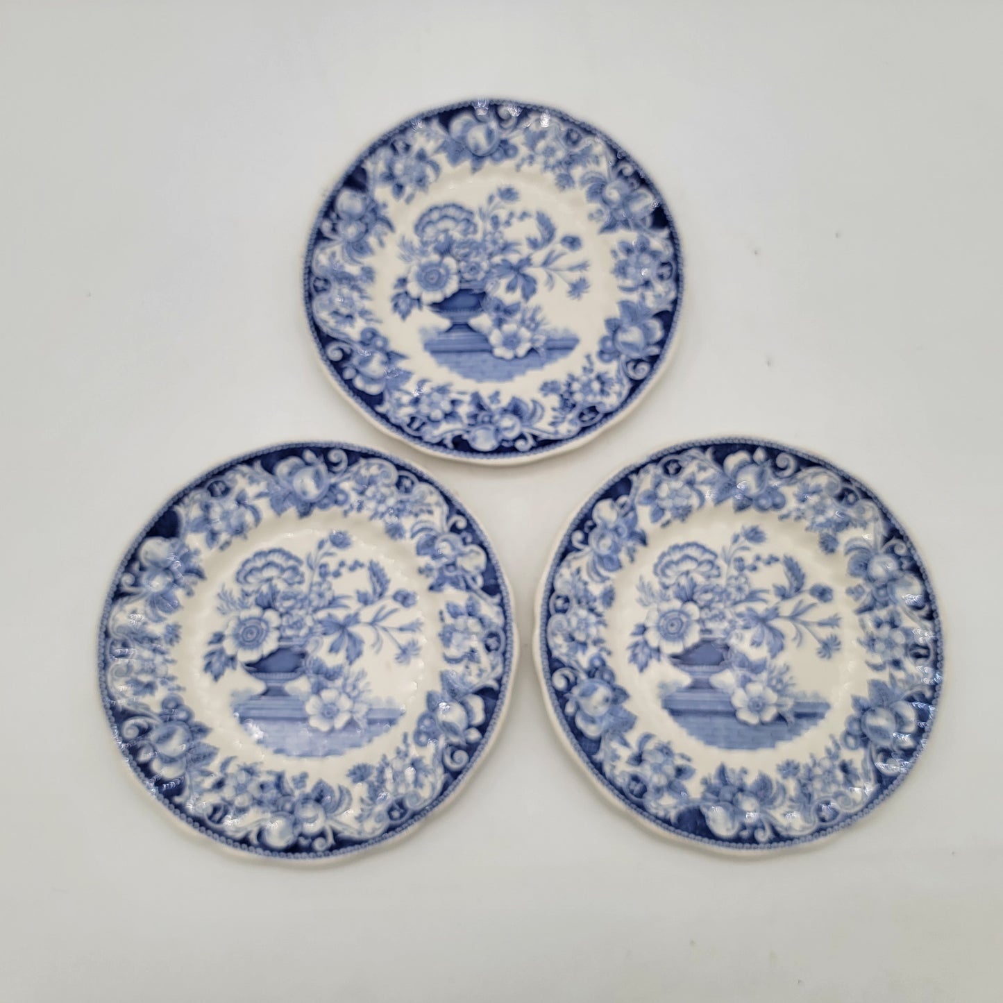 6 Pcs Royal Doulton Blue Pomeroy China