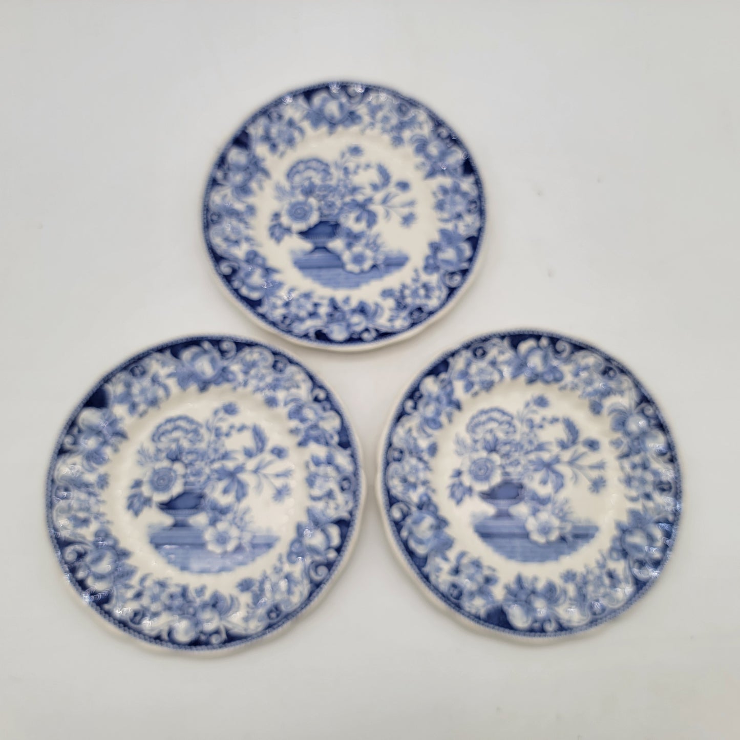 6 Pcs Royal Doulton Blue Pomeroy China