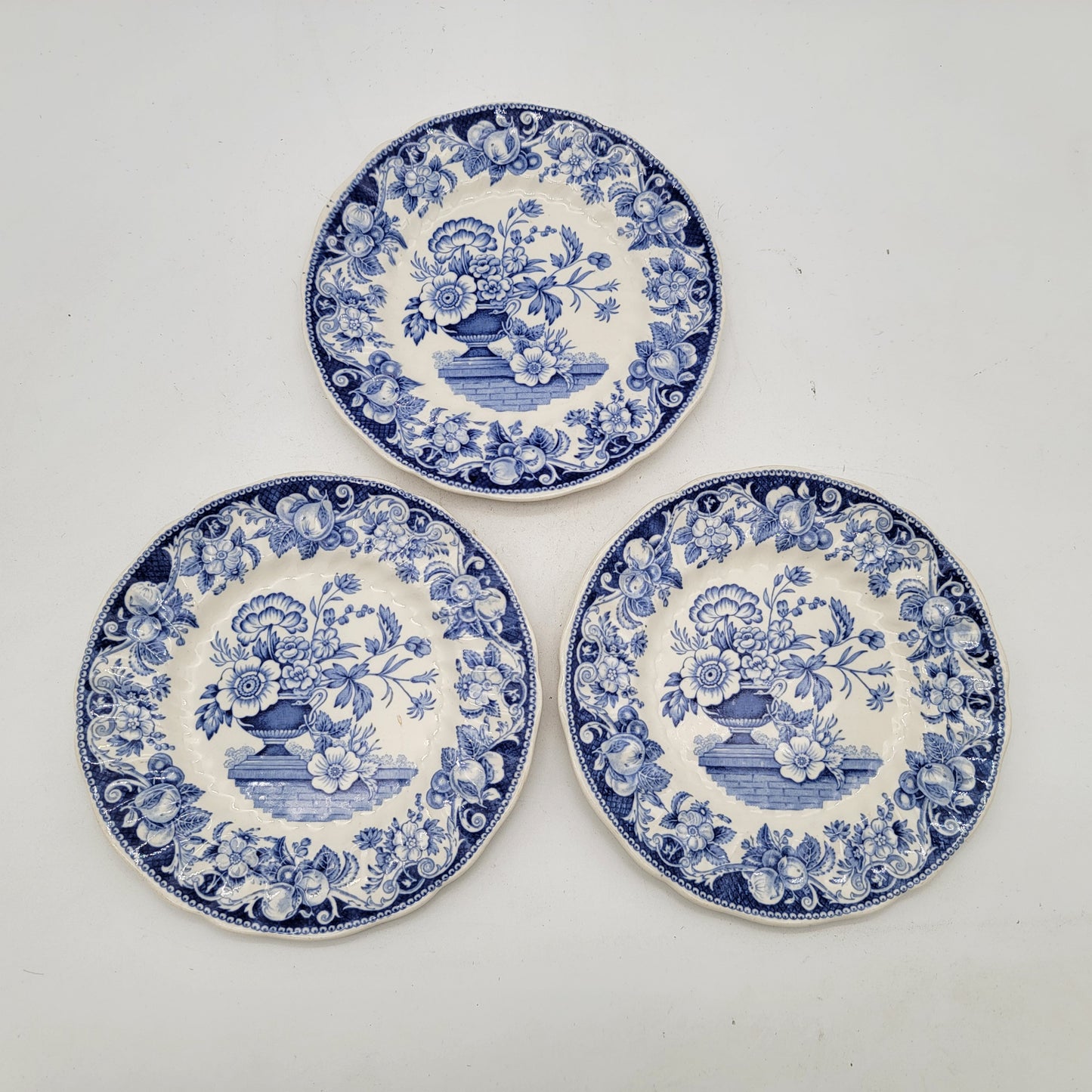 6 Pcs Royal Doulton Blue Pomeroy China