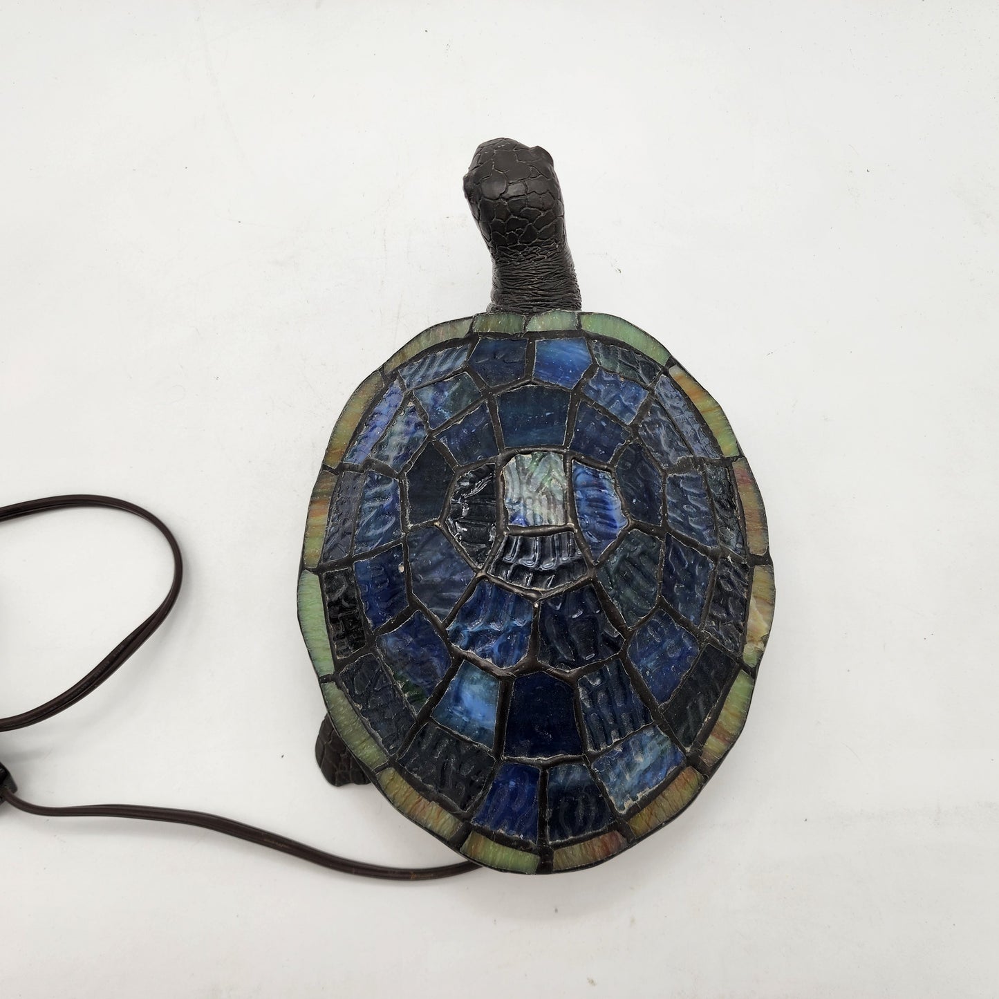 Tiffany Style Glass Sea Turtle Lamp